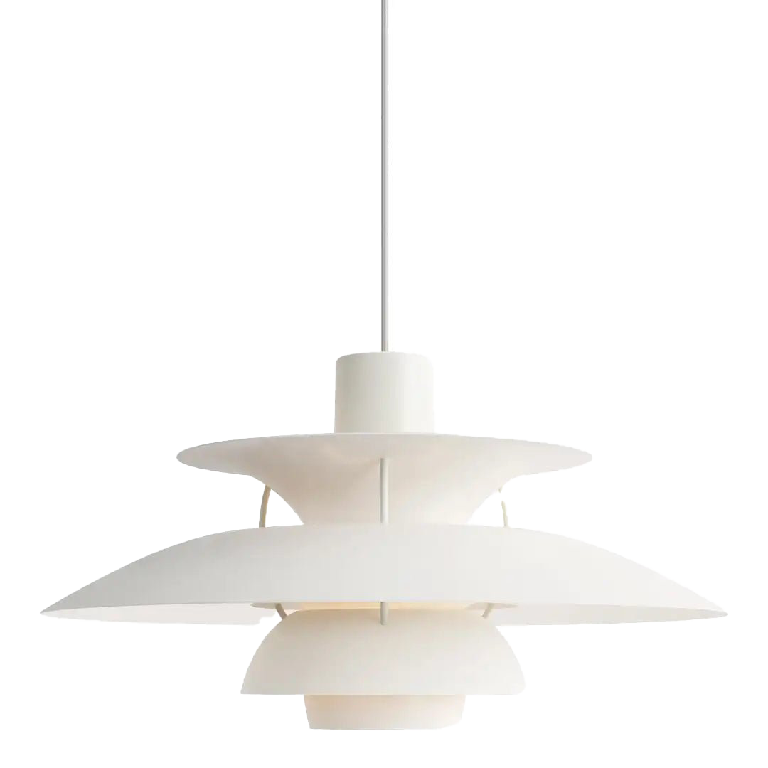 LED Pendelleuchte rund flach, Moderne Hängelampe Metall