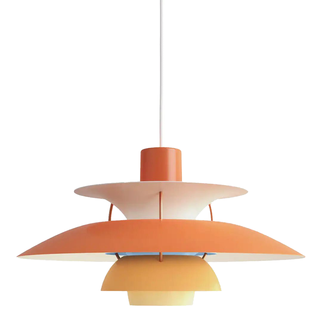 LED Pendelleuchte rund flach, Moderne Hängelampe Metall