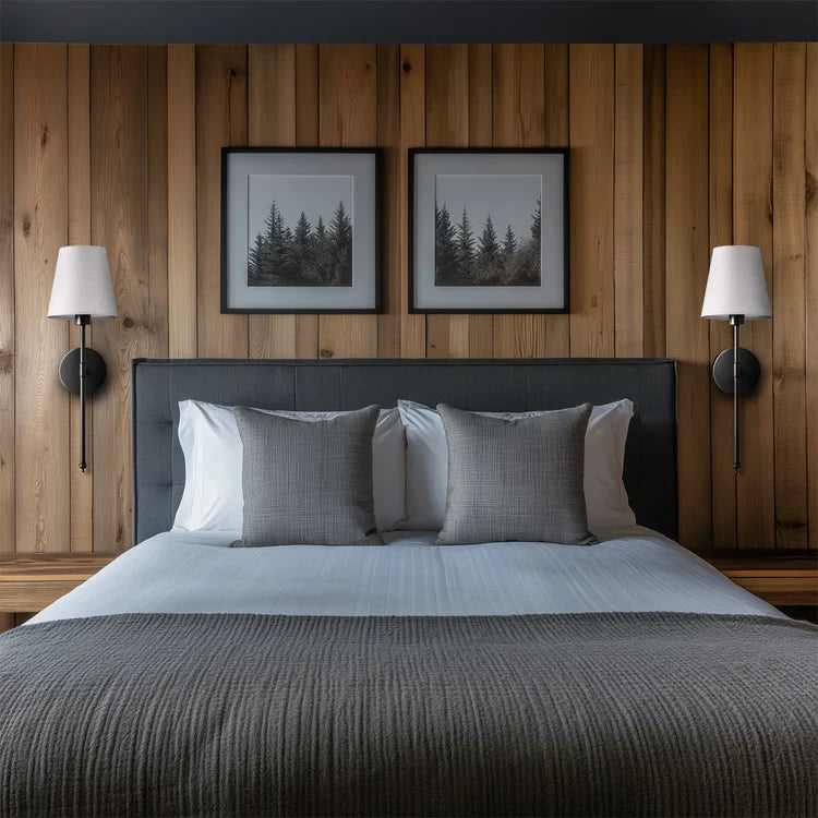 Kabellose LED-Wandleuchte mit Akku – USB-C aufladbar – mit Fernbedienung (2er-Set)