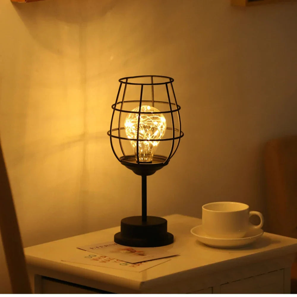 Kabellose LED Tischlampe batteriebetrieben, Dimmbar, Skandinavisches Design