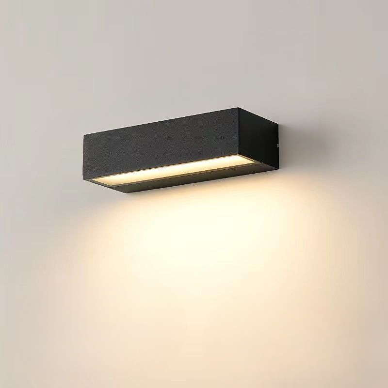 LED Wandleuchte schmal IP44, Moderne Wandlampe linear