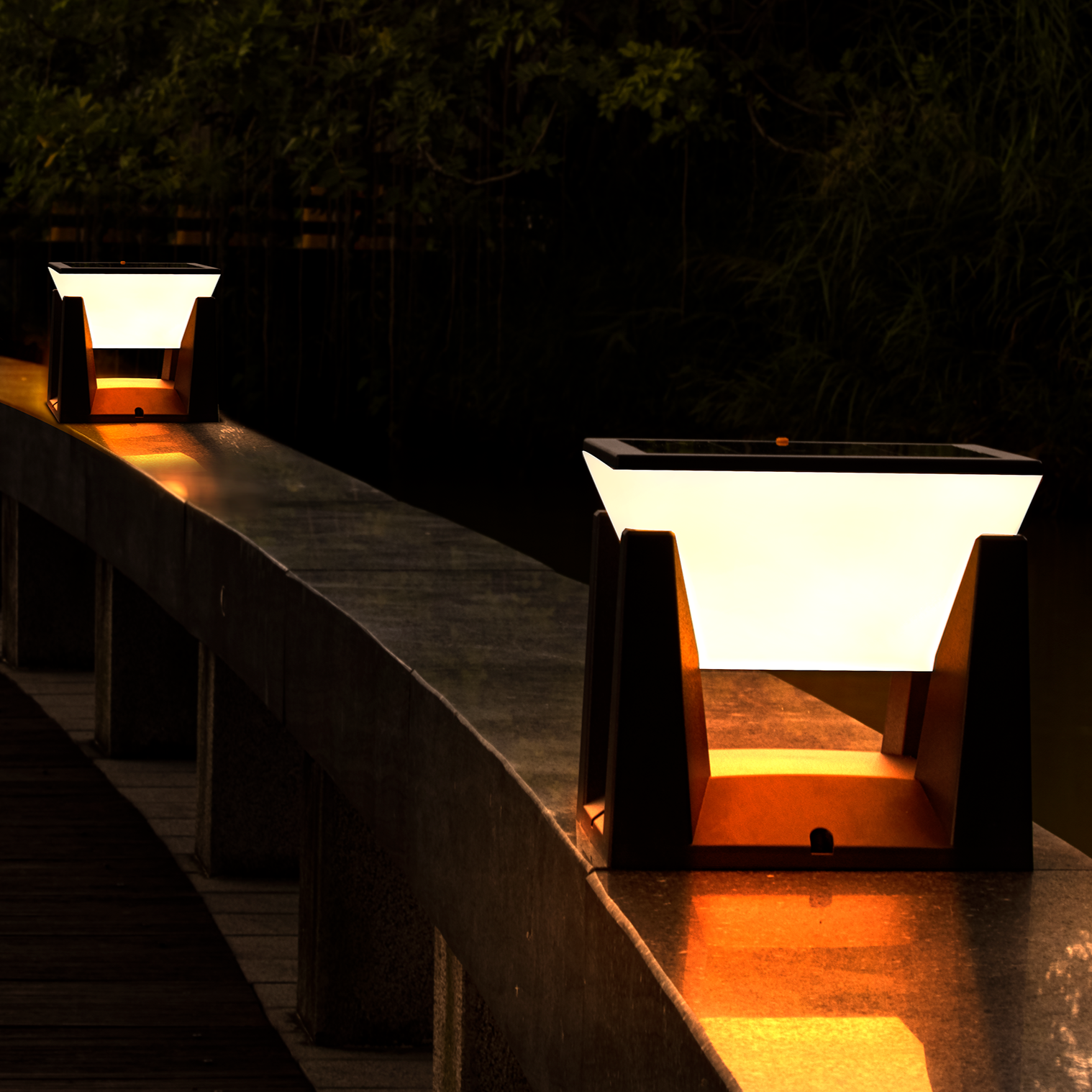Solarleuchte Garten, LED, Warmweiß, Automatisch, Wasserdicht