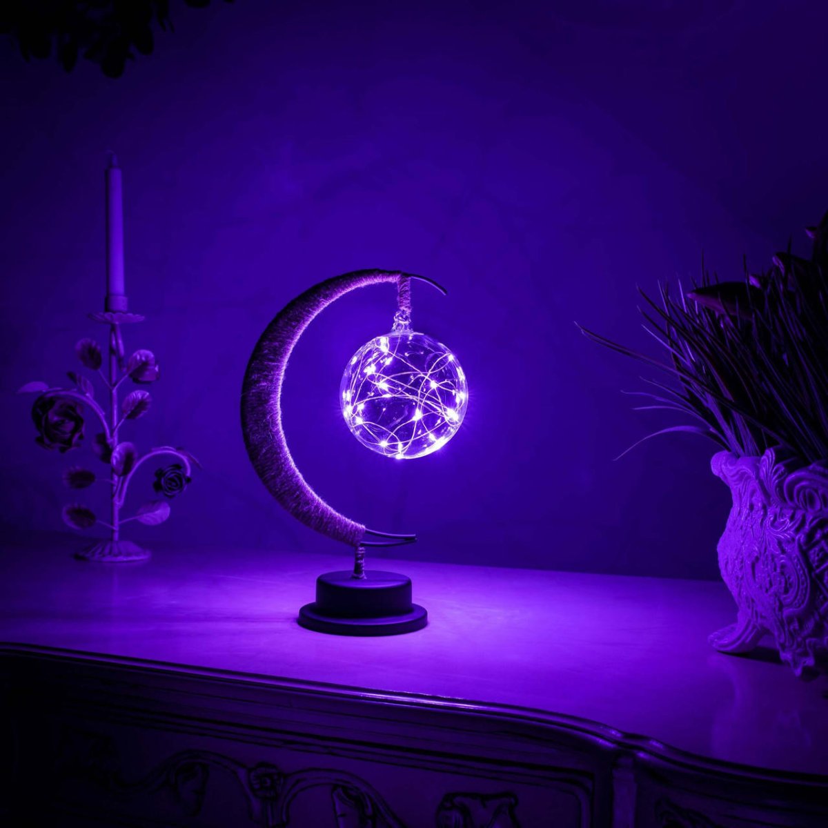 LED Mondlampe, Nachtlicht Tischlampe