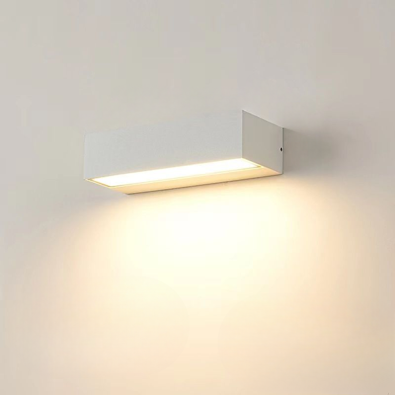 LED Wandleuchte schmal IP44, Moderne Wandlampe linear