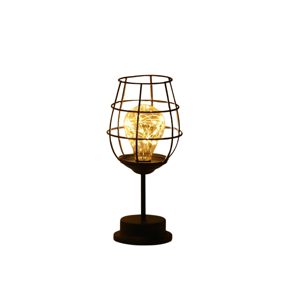 Kabellose LED Tischlampe batteriebetrieben, Dimmbar, Skandinavisches Design