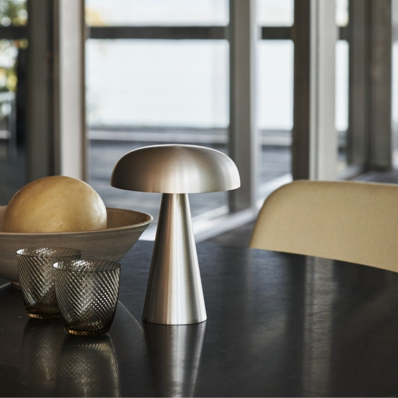 Kabellose LED Tischlampe dimmbar, Tischleuchte Touch 3 Lichtmodi