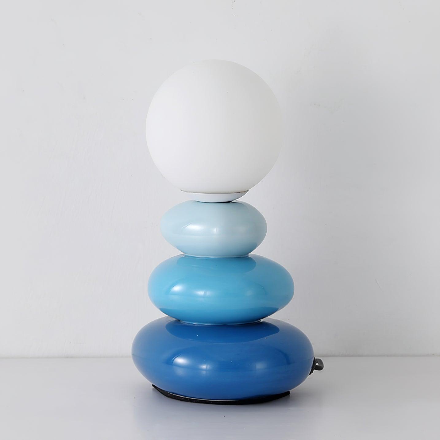 Bauhaus Tischlampe Glas Keramik – LED, Mid-Century Design