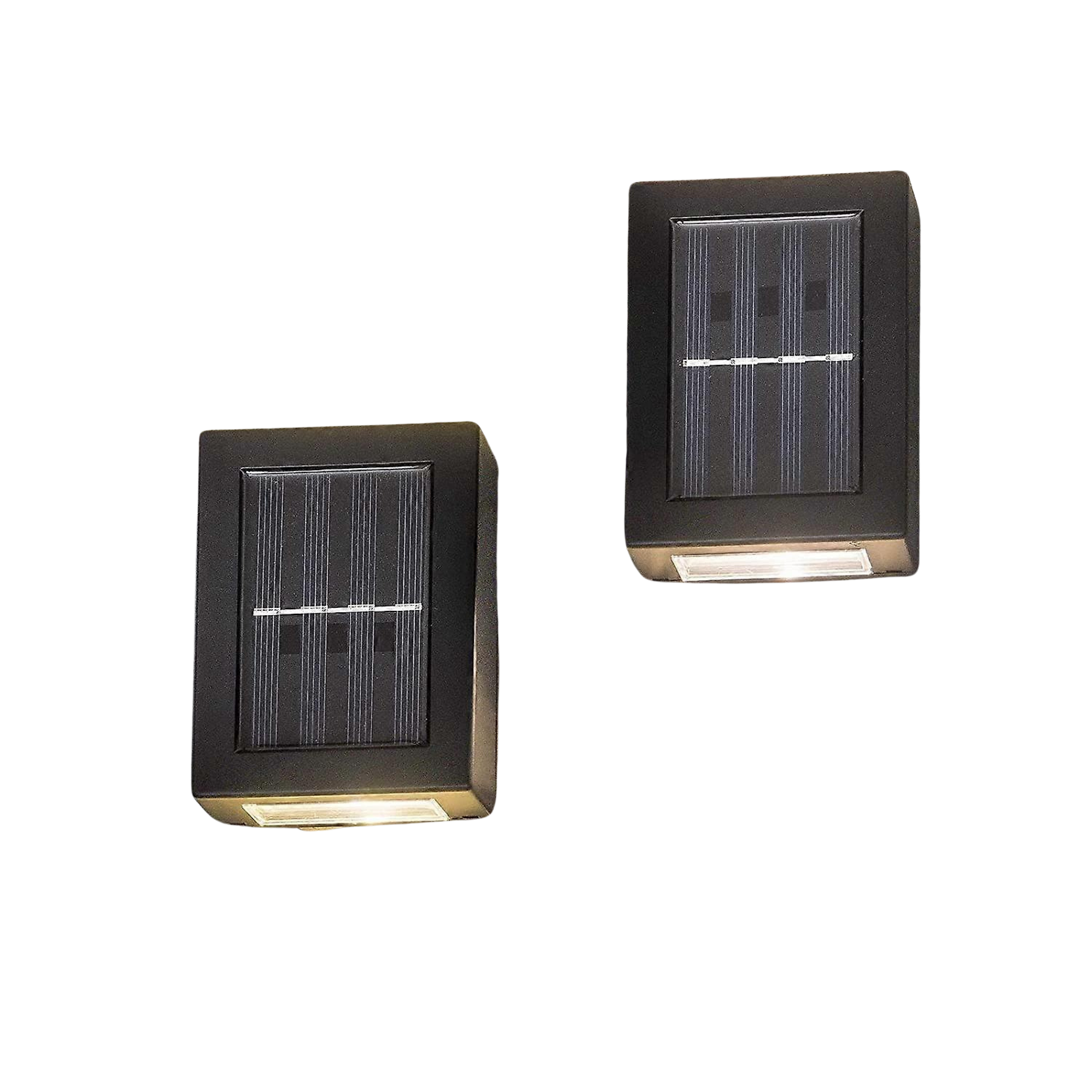 Solar LED Wandleuchte Außen, IP65, Up & Down Licht, Kabellos