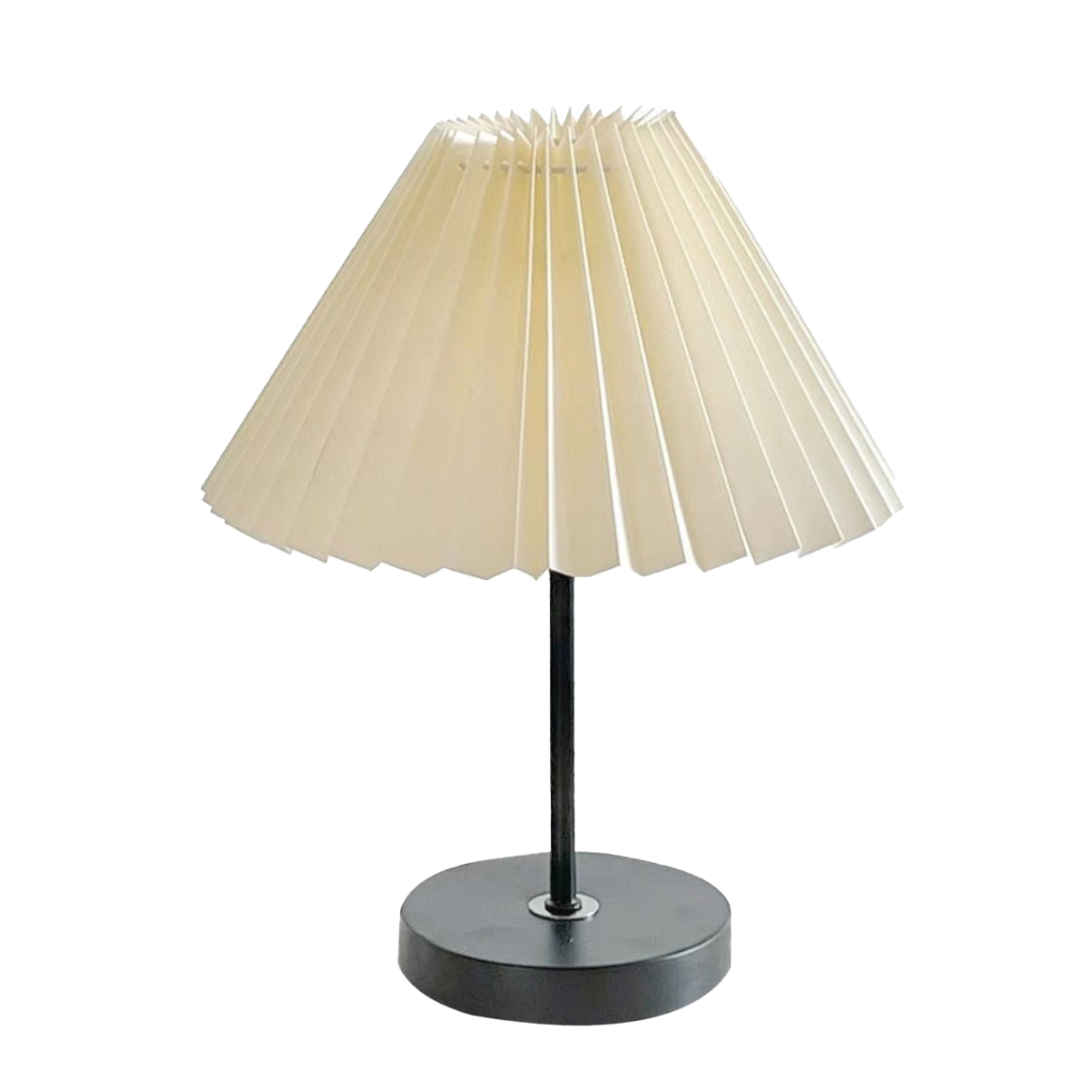 LED Tischlampe Stoffschirm dimmbar, Tischleuchte USB