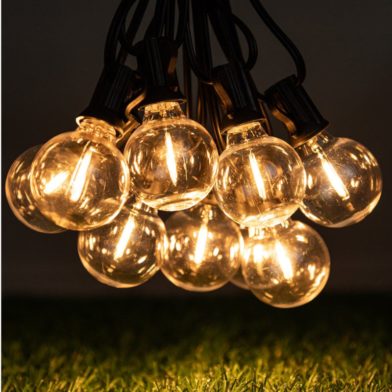 LED Lichterkette außen, Warmweiß erweiterbar