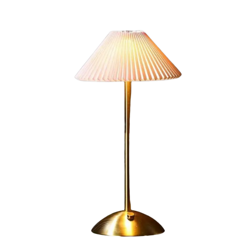 Kabellose LED Tischlampe dimmbar, Tischleuchte schwarz Touch