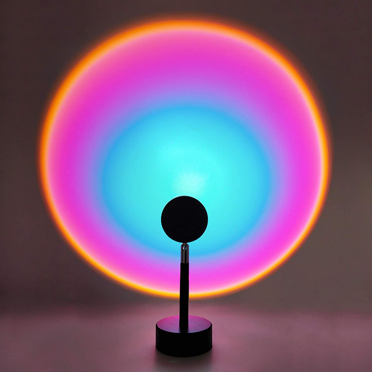 Sunset Lampe LED, 180° Projektor, Dimmbar, USB
