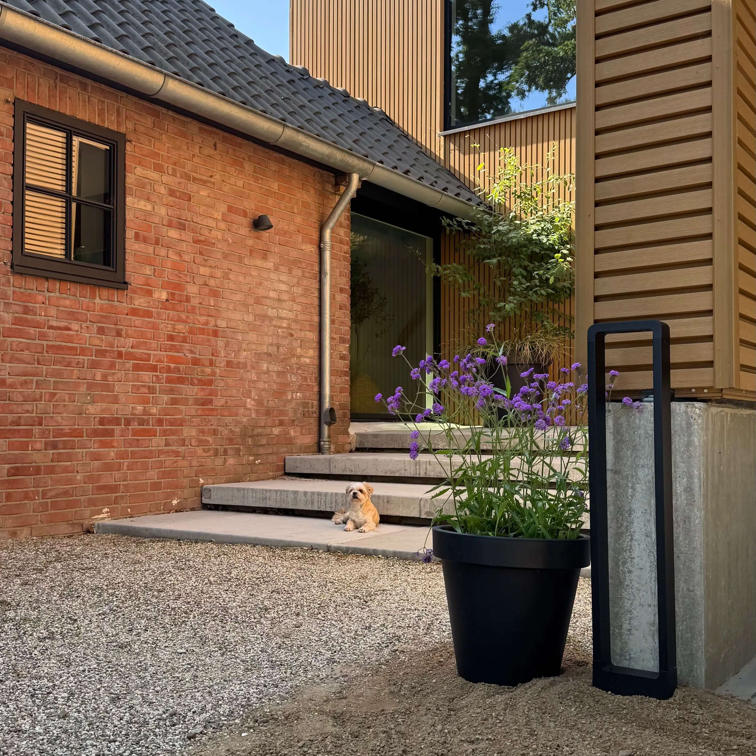 LED Wegeleuchte Garten Schwarz IP68, Außenleuchte Stehend 30/60/80 cm
