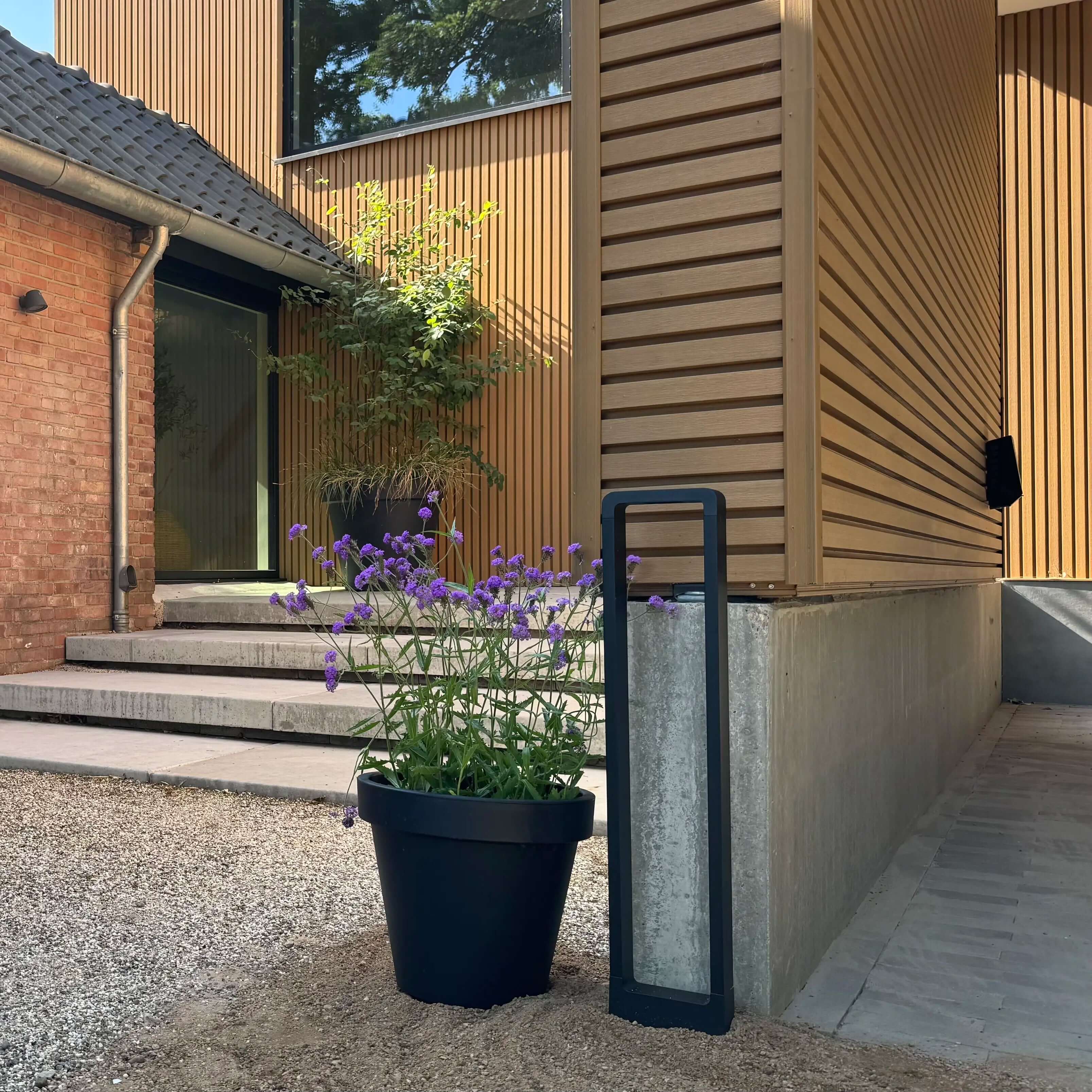 LED Wegeleuchte Garten Schwarz IP68, Außenleuchte Stehend 30/60/80 cm