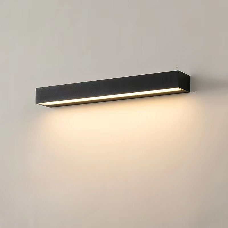 LED Wandleuchte schmal IP44, Moderne Wandlampe linear
