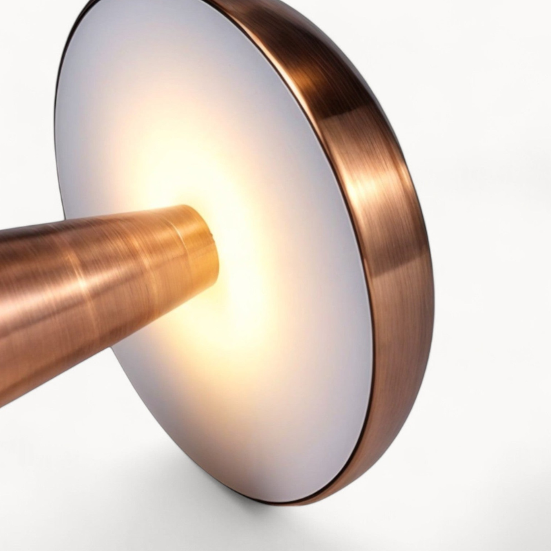 Kabellose LED Tischlampe dimmbar, Tischleuchte Touch 3 Lichtmodi