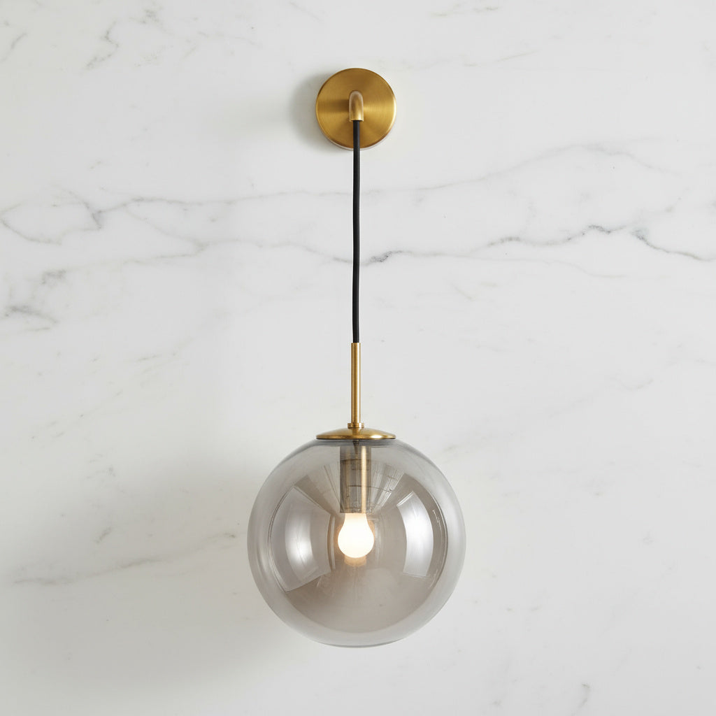 Wandlampe Glas modern, Minimalistisches Design