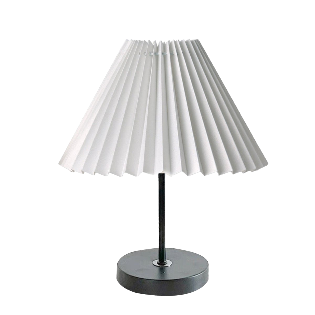 LED Tischlampe Stoffschirm dimmbar, Tischleuchte USB