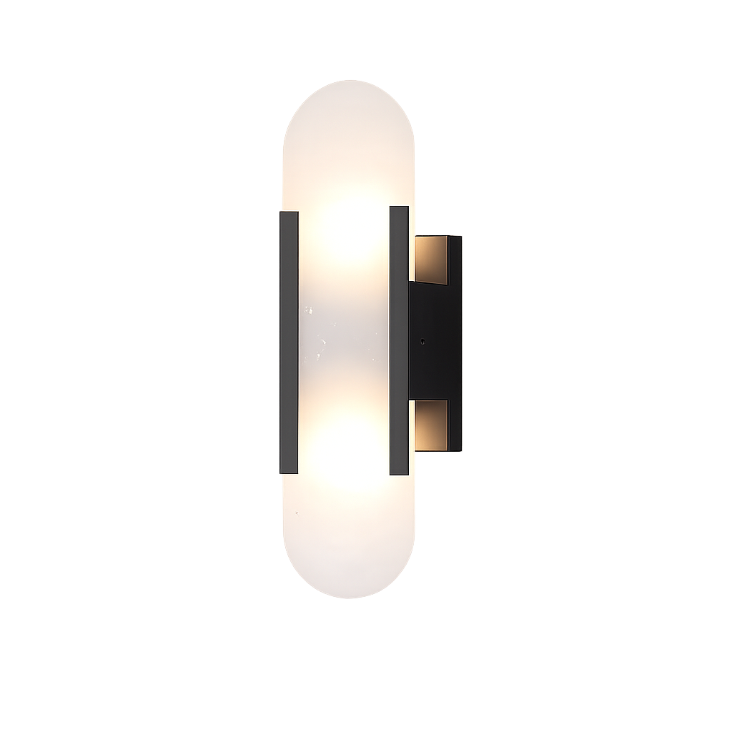 Alabaster Wandlampe Geometrisch, Modernes Design Dimmbar