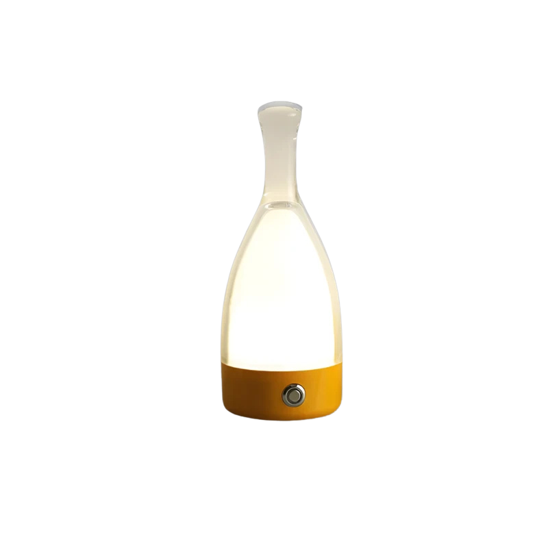 LED Flaschenlampe kabellos, Weinflasche Tischleuchte
