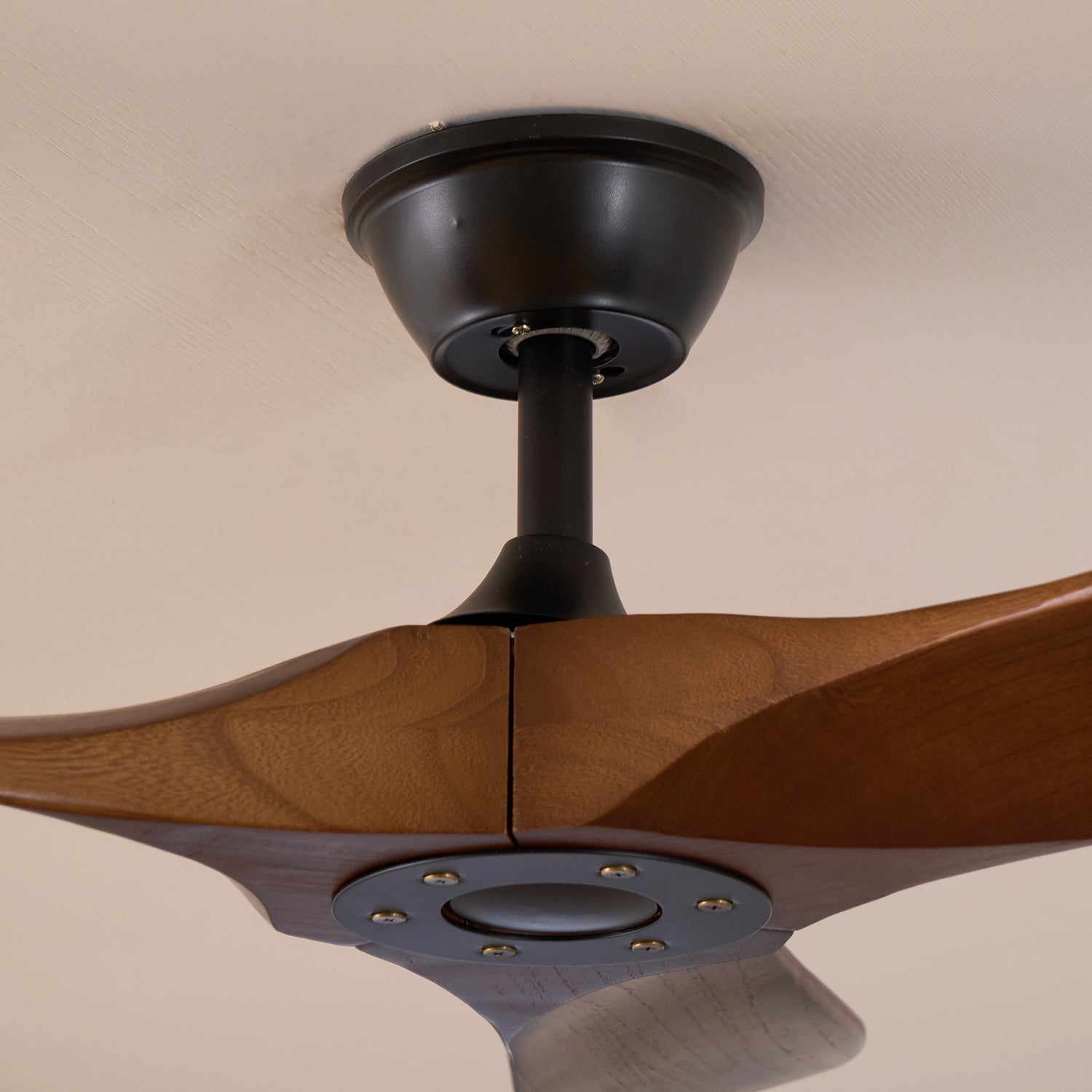 Deckenventilator Holz Leise, Design Ventilator Decke 106/132 cm 6 Stufen