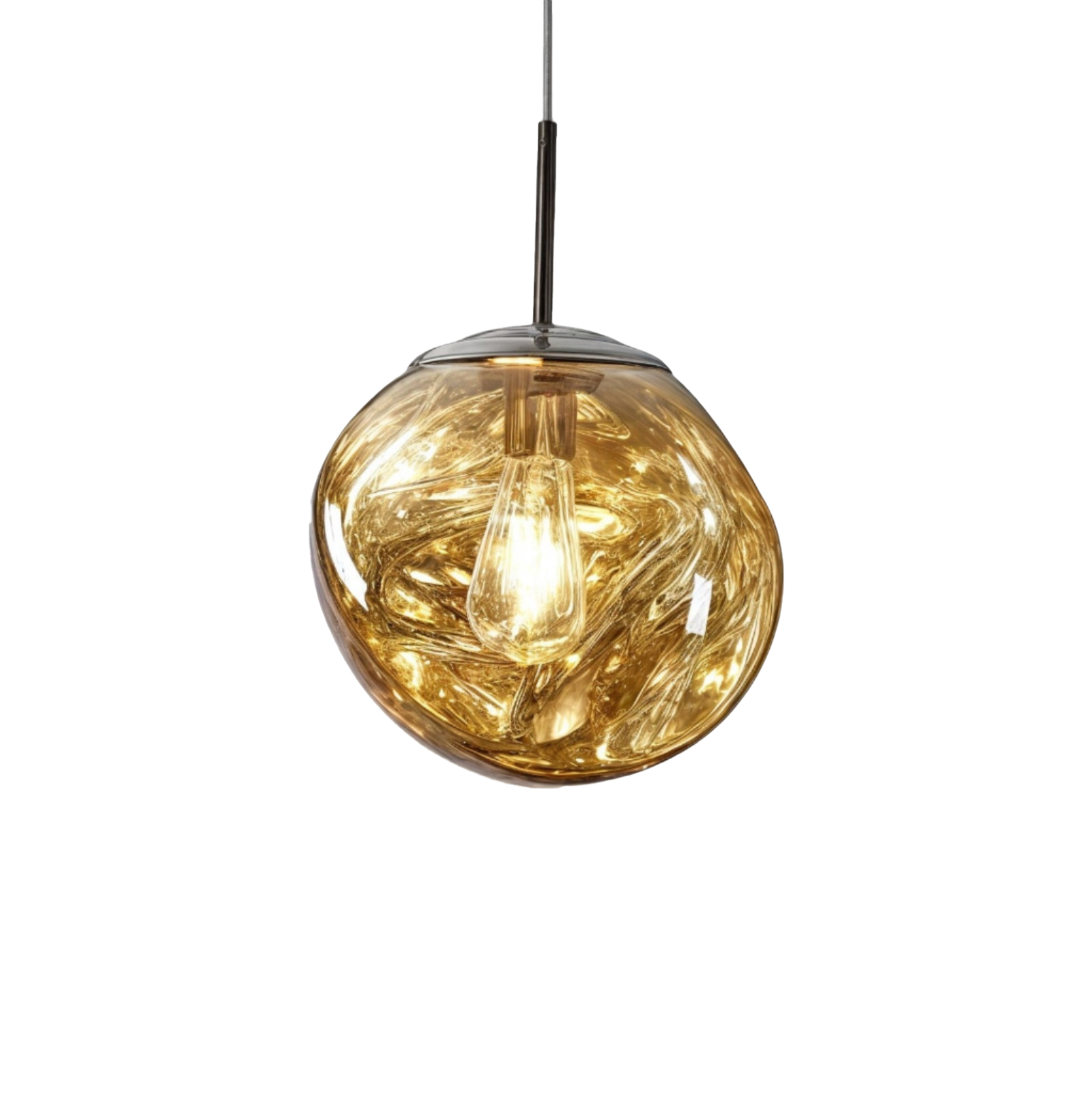 LED Pendelleuchte Acryl rund, Moderne Hängelampe farbig
