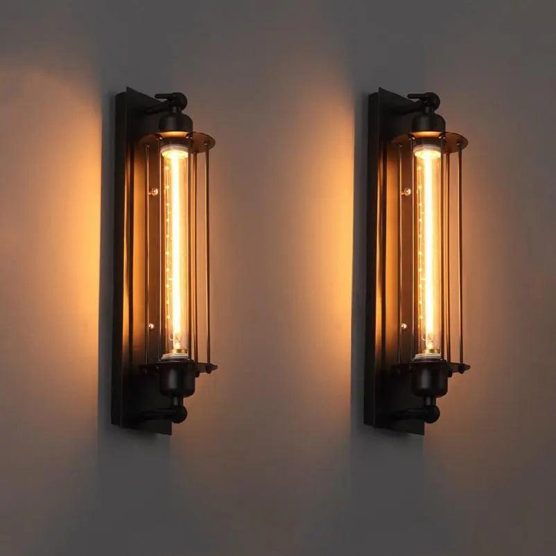 LED Wandleuchte Up Down, Industrial Wandlampe schmal