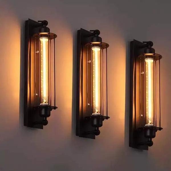 LED Wandleuchte Up Down, Industrial Wandlampe schmal