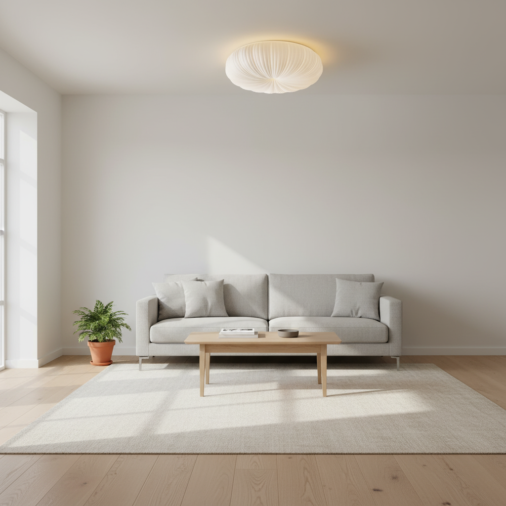 LED Deckenleuchte Flach Rund, Deckenlampe Modern 45/55 cm Dimmbar