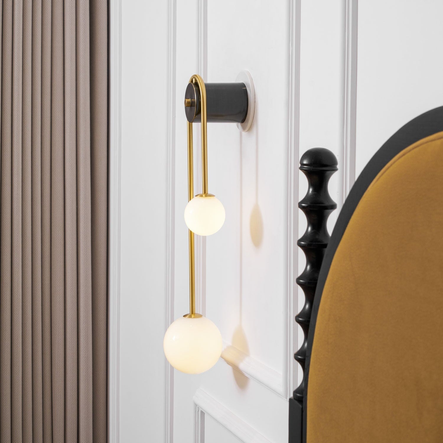 Moderne nordische goldene Wandleuchten