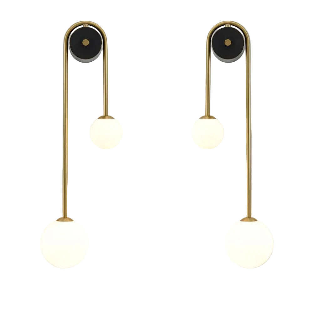 Moderne nordische goldene Wandleuchten