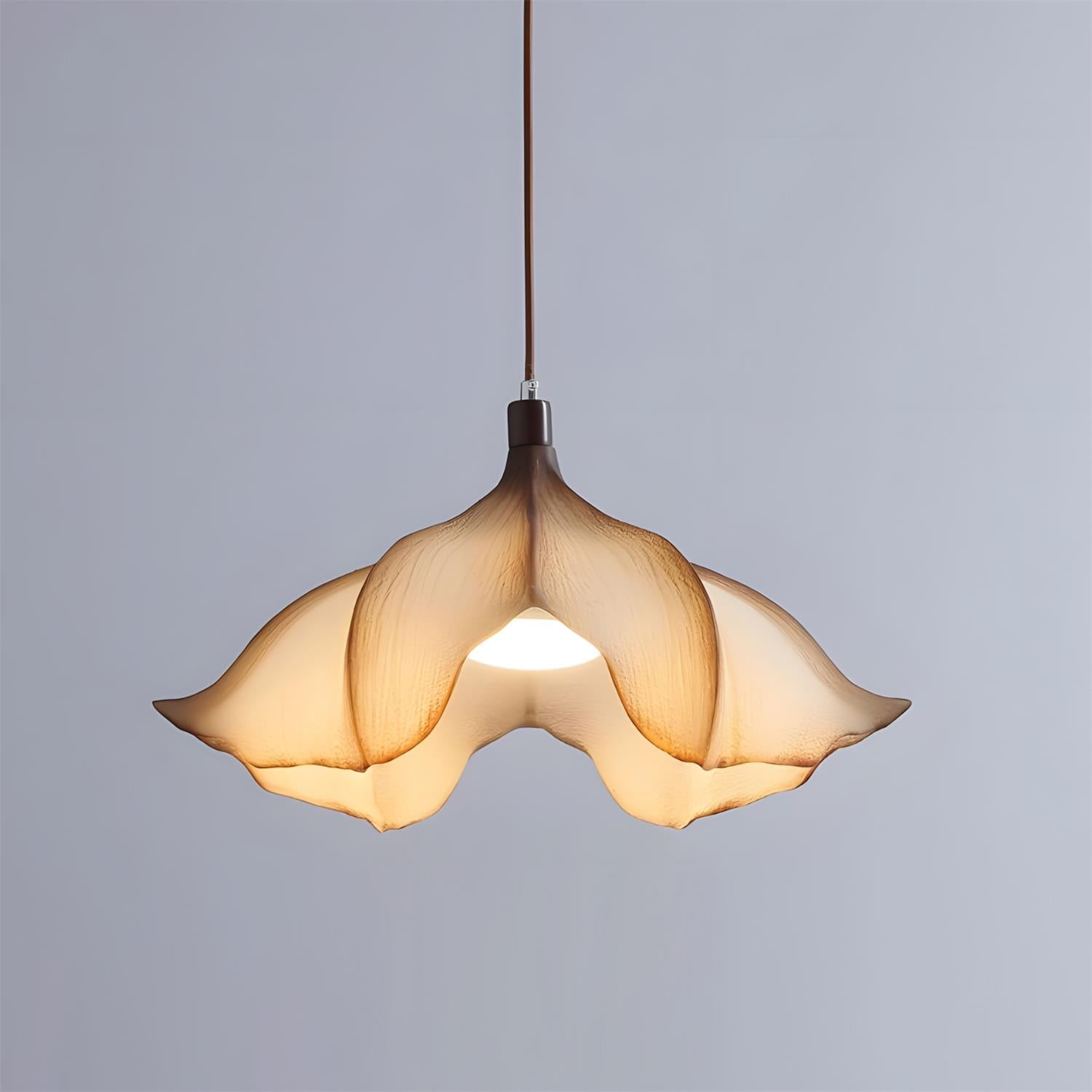 Blumenform Pendelleuchte PETG, Organisches Design, Dimmbar Warmweiß