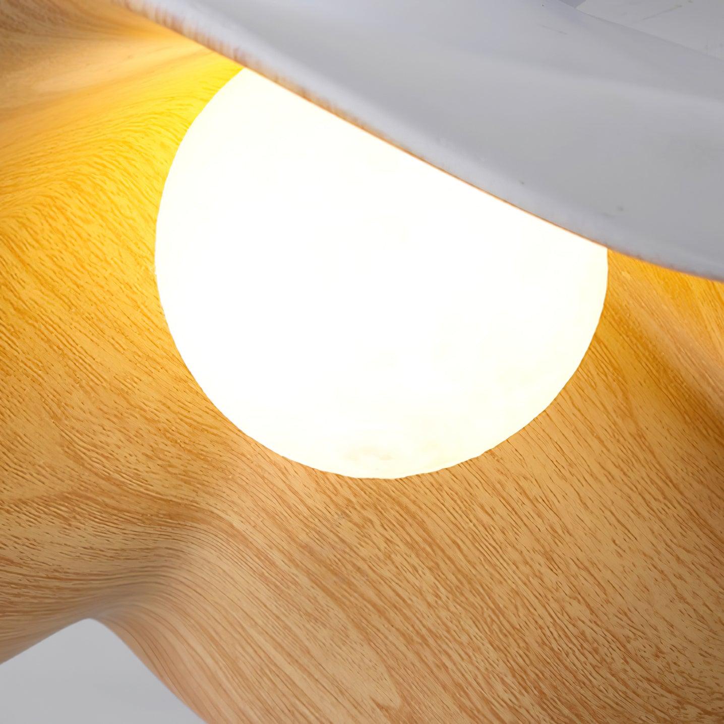 Flache Pendelleuchte rund, LED Hängeleuchte modern