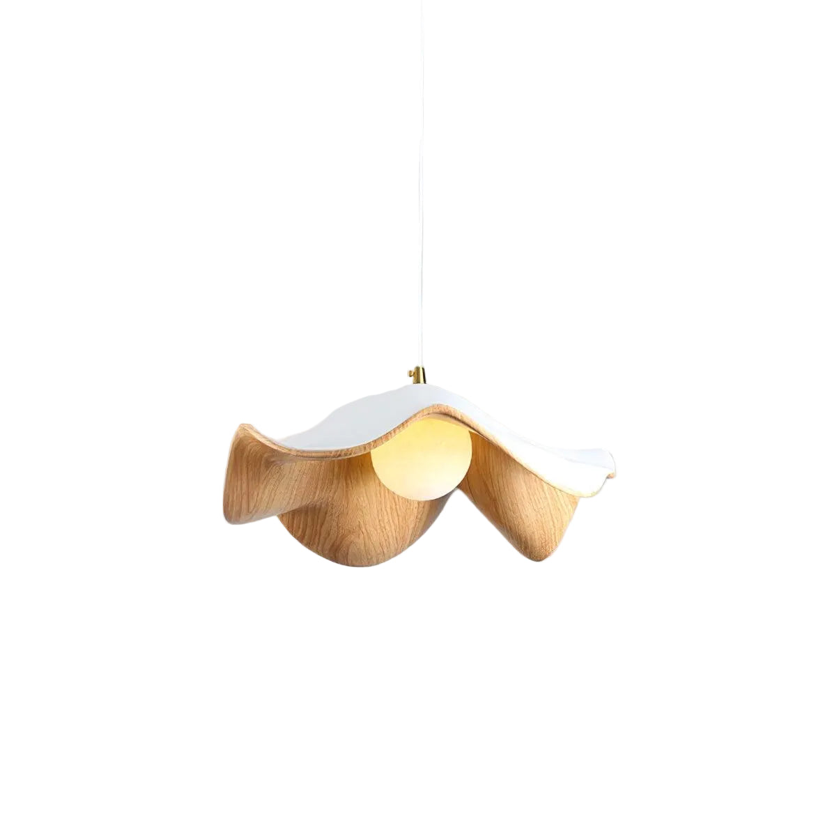 Flache Pendelleuchte rund, LED Hängeleuchte modern