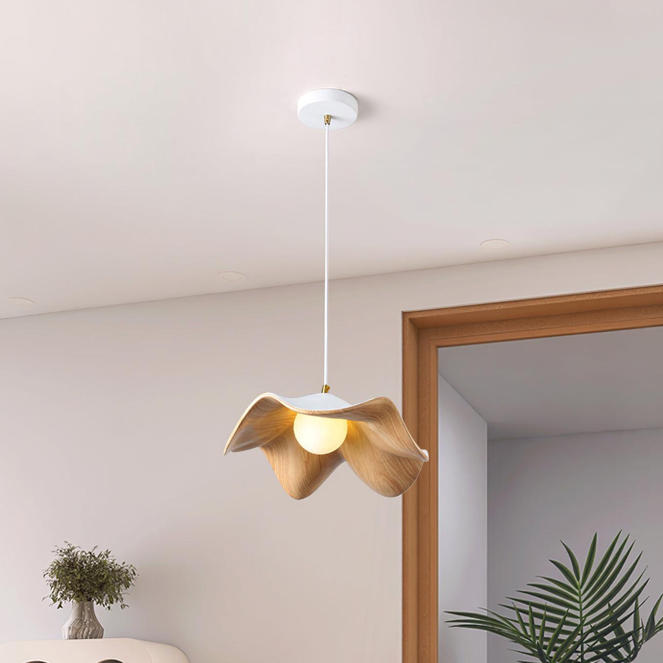 Flache Pendelleuchte rund, LED Hängeleuchte modern