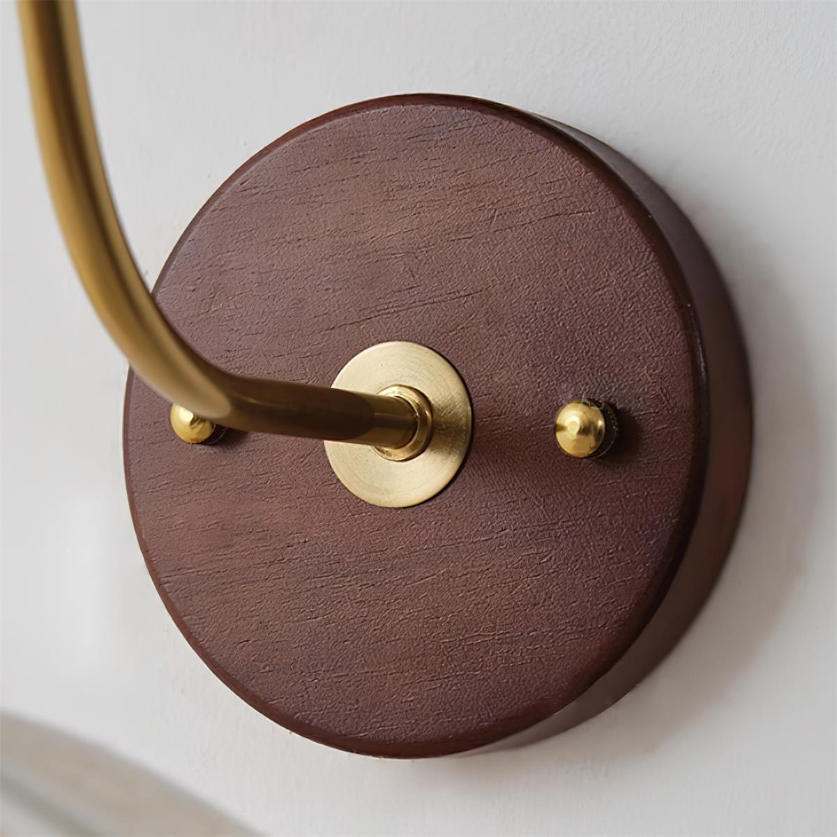 Baumwoll Pendelleuchte Gestreift, Walnuss Design Dimmbar Höhenverstellbar