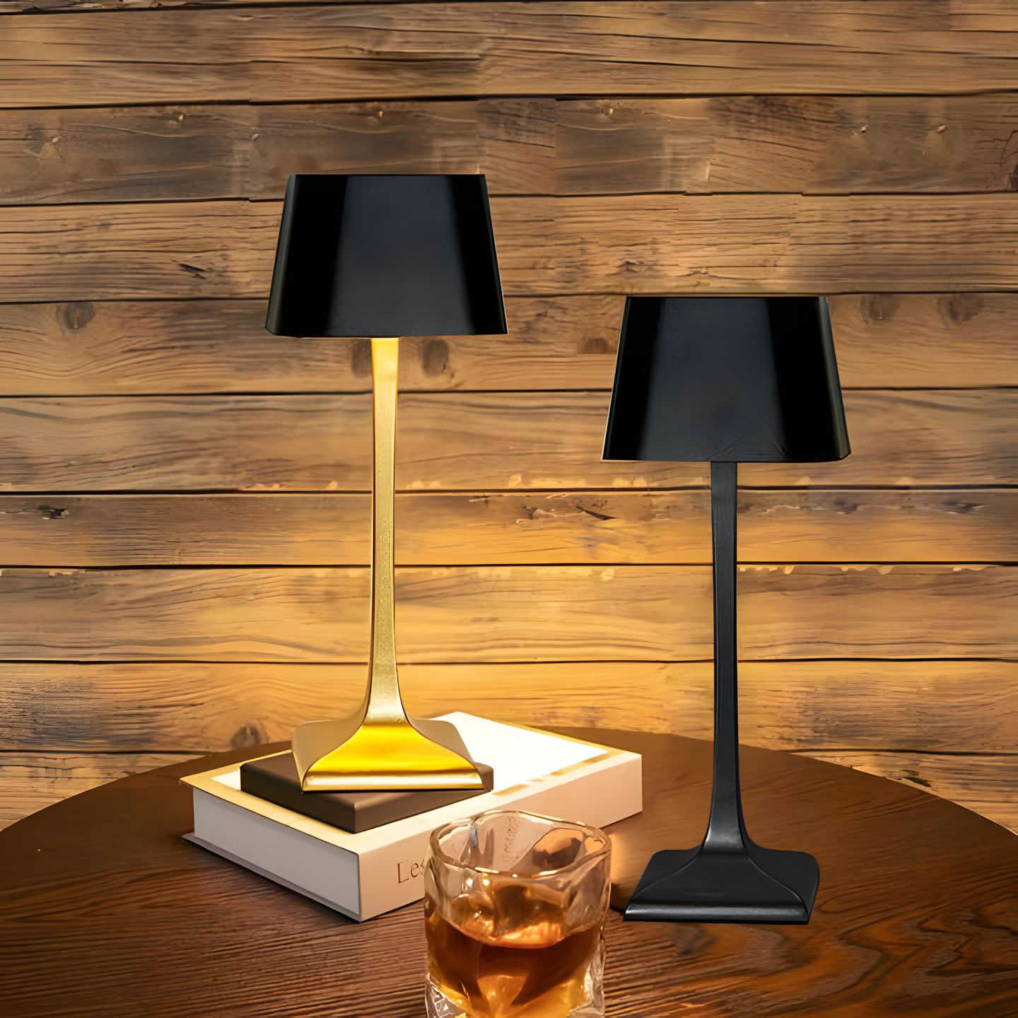 Kabellose LED Tischlampe mit Akku, Touch dimmbar, IP54, Aluminium