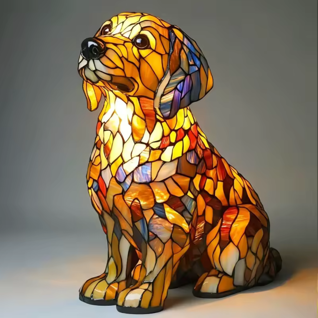 Hund Lampe LED, Deko Nachtlicht Hund