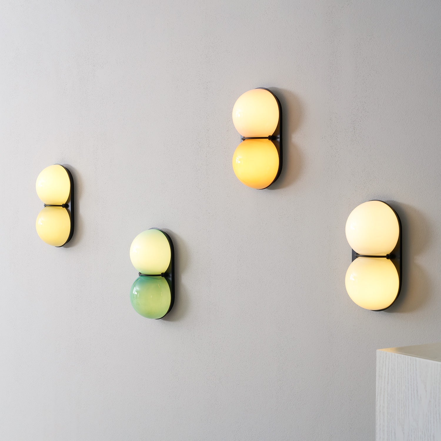 LED Wandleuchte Modern, Wellen Design Warmweiß Dimmbar