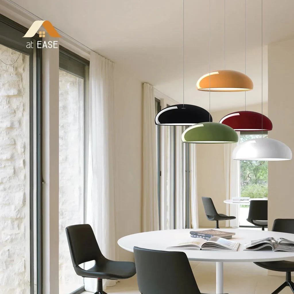 Metall Pendelleuchte Schale, Hängeleuchte bunt modern