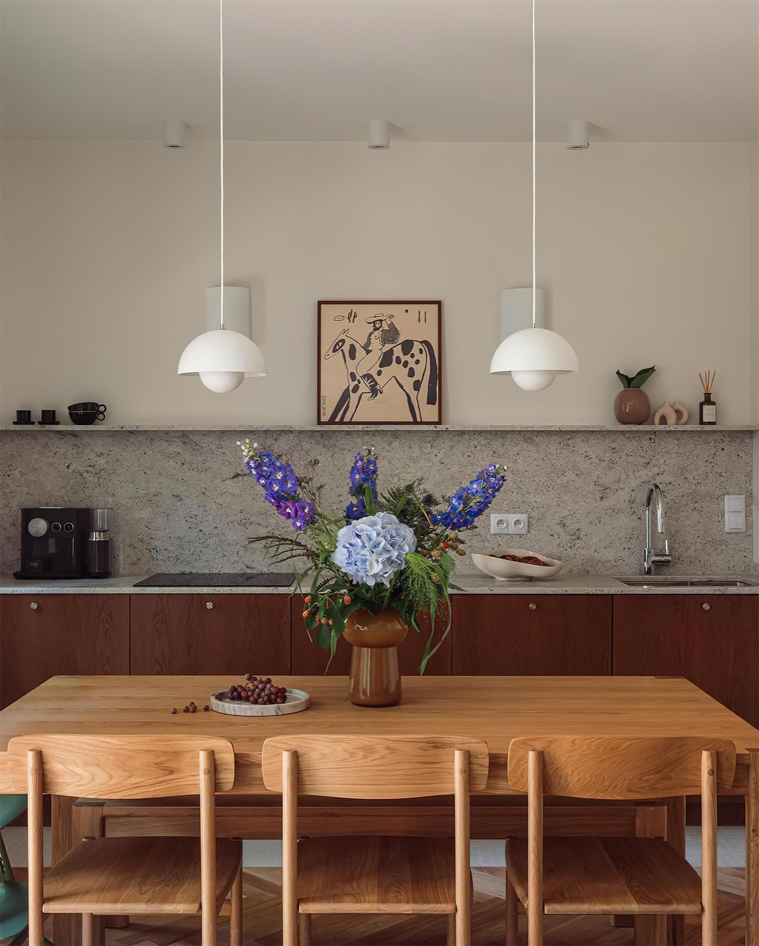 Plug In Pendelleuchte, Flowerpot Design Dimmbar mit Stecker