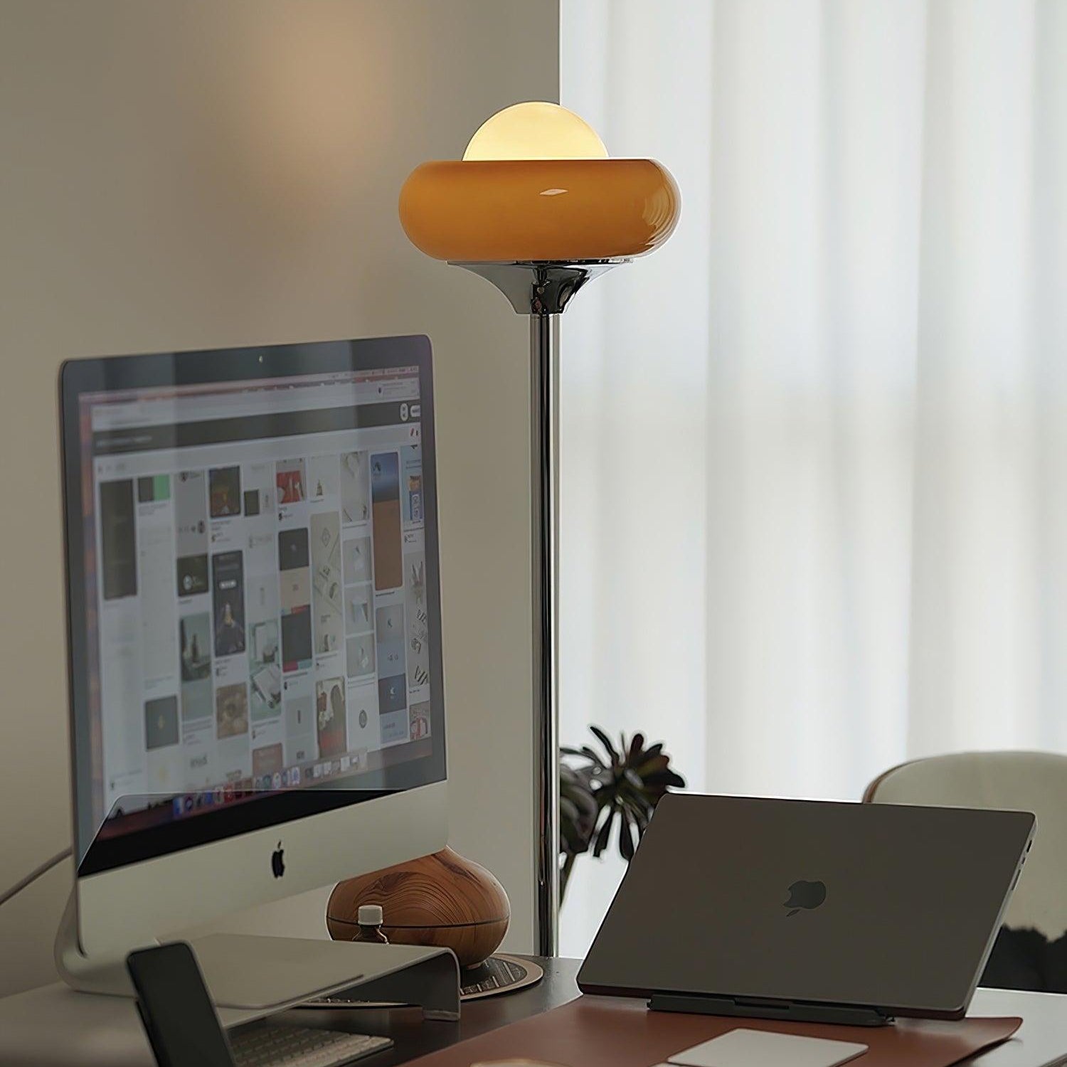 Kugel Stehlampe Chrom, Vintage Design Stehleuchte E27 Wohnzimmer
