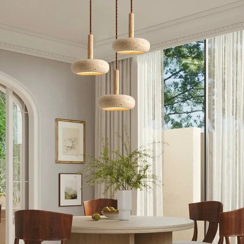 Hängelampe Marmor LED, Moderne Pendelleuchte Schwarz für Esstisch