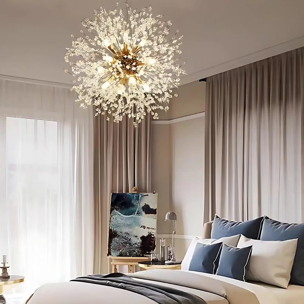 Moderner Kronleuchter Gold, Cluster Design, Skandinavisch, LED