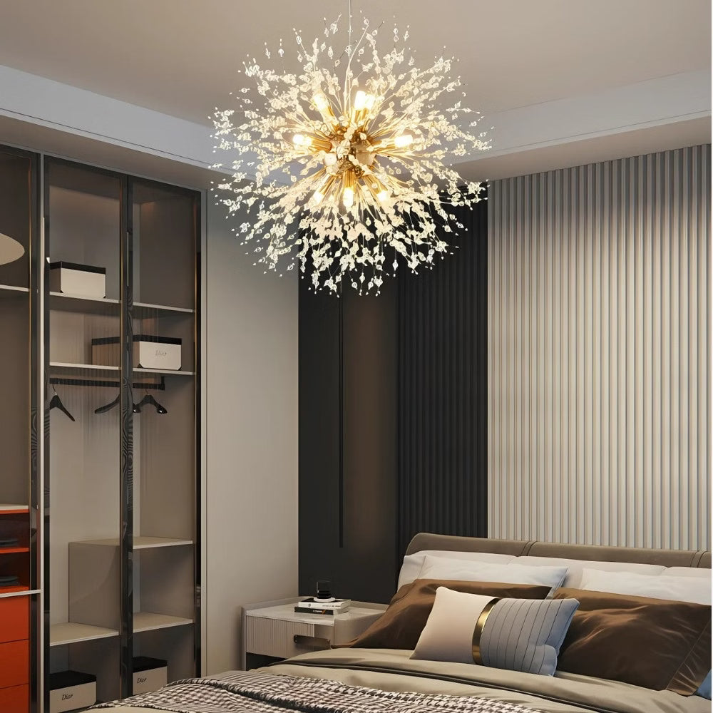 Moderner Kronleuchter Gold, Cluster Design, Skandinavisch, LED