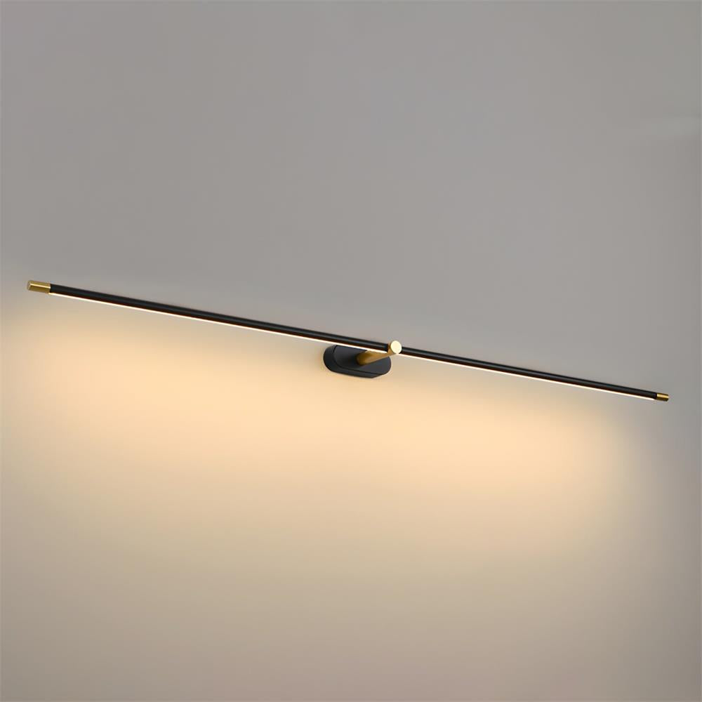 Kabellose LED Wandleuchte Linearm, Bilderleuchte Dimmbar USB 68–128 cm