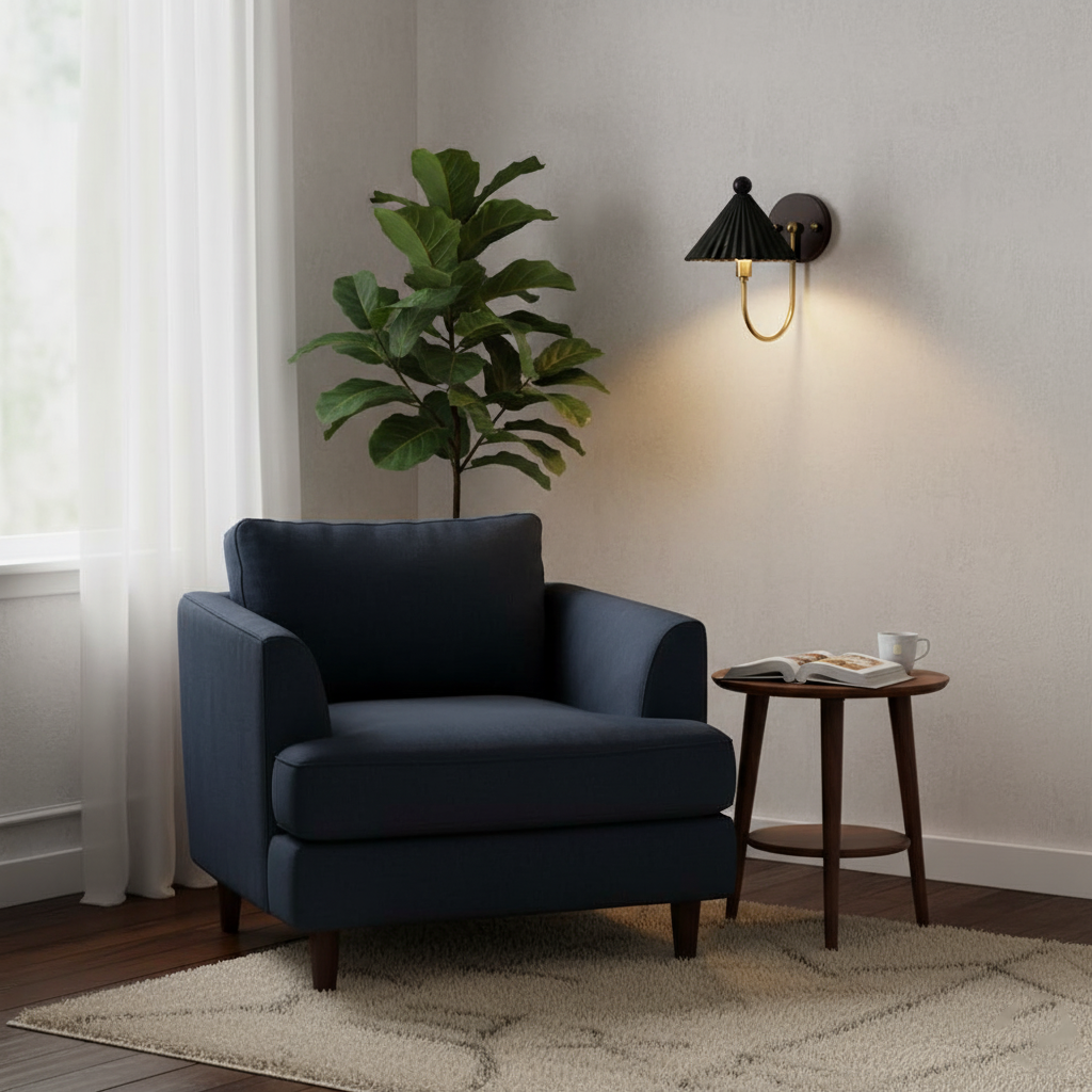 Keramik Wandlampe, Handgefertigtes Vintage Design Dimmbar