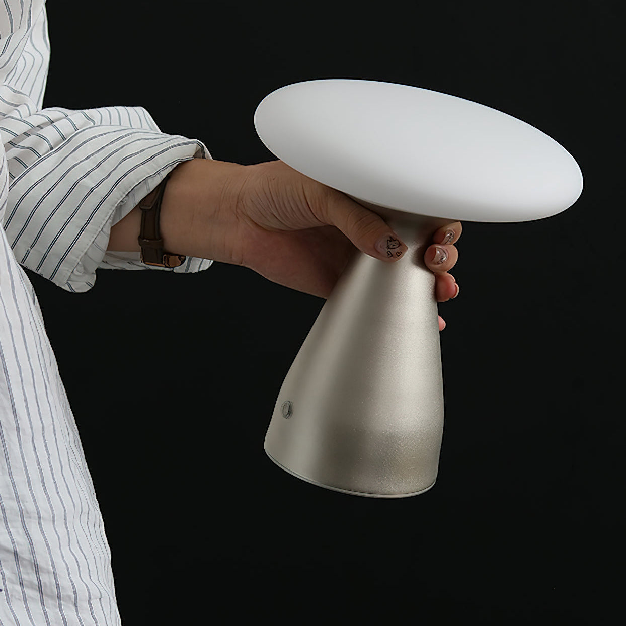 Tischlampe Modern, Minimalistisches Design Dimmbar Warmweiß