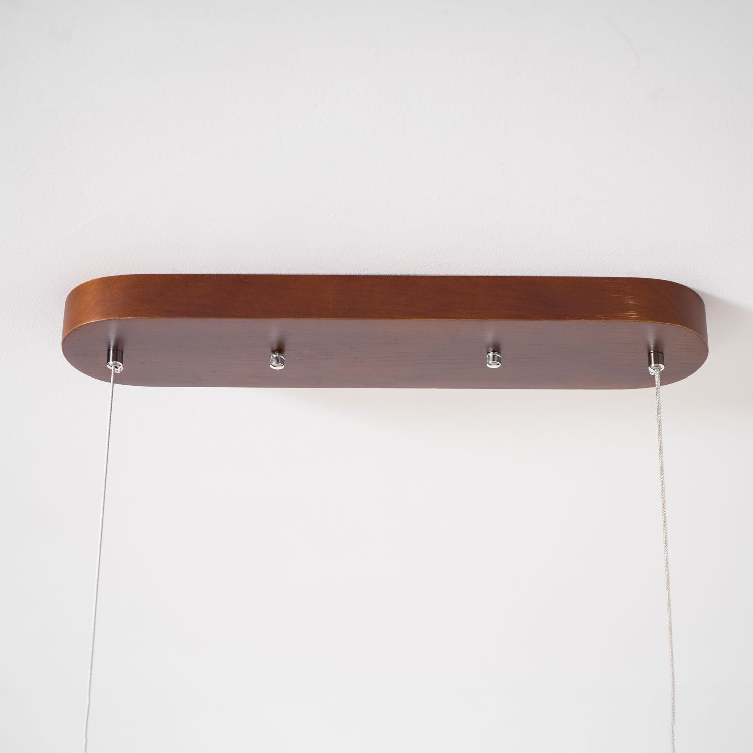 LED Pendelleuchte Holz länglich, Moderne Hängelampe Esszimmer