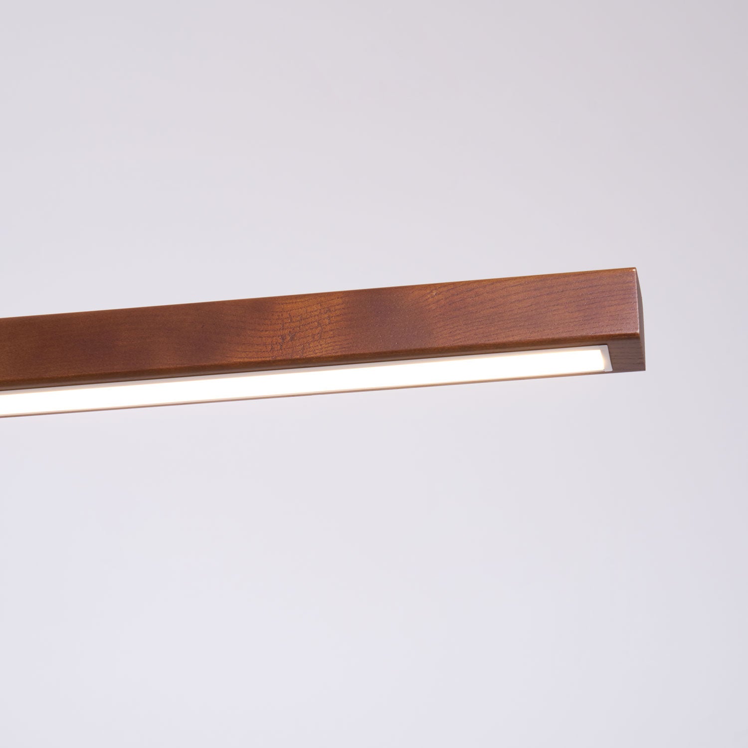 LED Pendelleuchte Holz länglich, Moderne Hängelampe Esszimmer